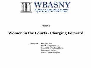 WBASNY - Women in courts