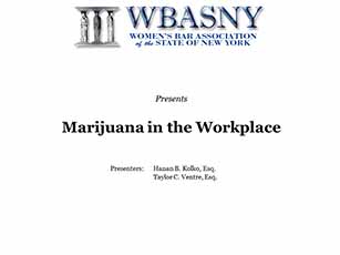 WBASNY - marijuana in the workplace