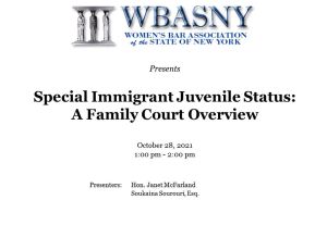 wbasny - Special Immigrant Juvenile Status