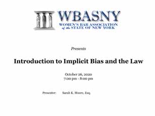 wbasny - bias and law