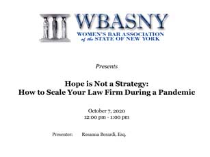wbasny - hope is not a strategy